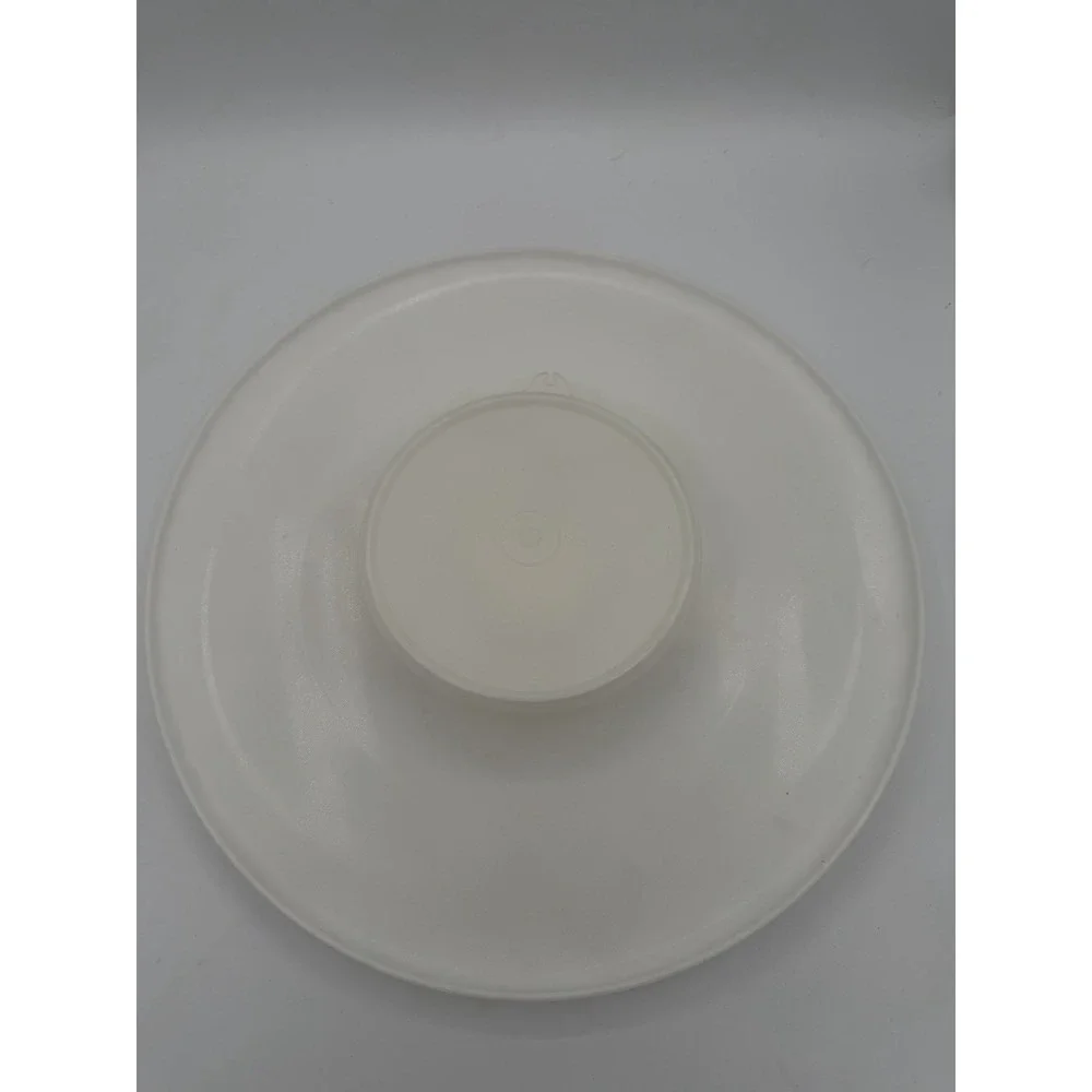 🥨‎ Vintage Tupperware Dip‑N‑Serve / Chip‑N‑Dip Serving Tray #492‑2 1954 • EUC